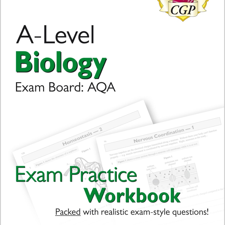 CGP ALevel Biology AQA Year 1 & 2 Exam Practice Workbook