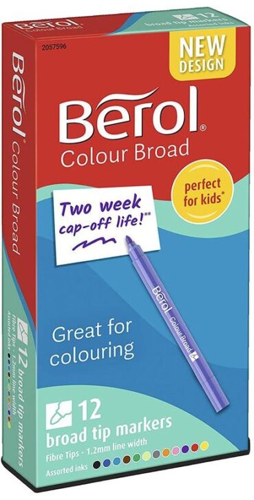 Berol Broad Point Felt Tip Pens