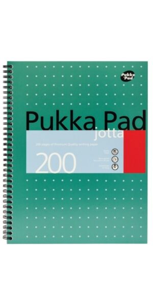 Pukka Pad A4 Metallic Jotta Wirebound Notebook (Pack of 3)