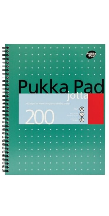 Pukka Pad A4 Metallic Jotta Wirebound Notebook (Pack of 3)