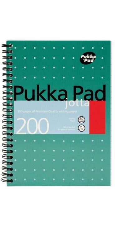 Pukka Pad A5 Metallic Jotta Wirebound Notebook (Pack of 3)