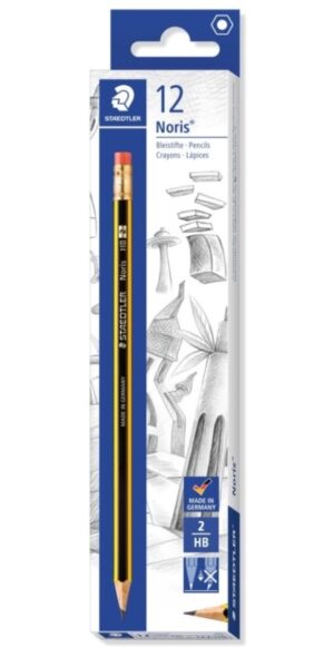 Staedtler Noris HB Pencils with Eraser Tip