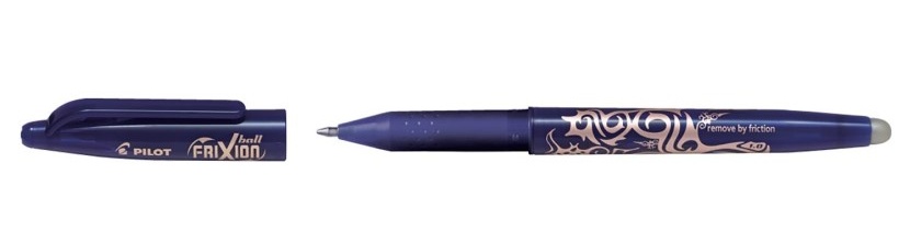 Pilot FriXion Erasable Blue Rollerball Pens (Pack of 12)