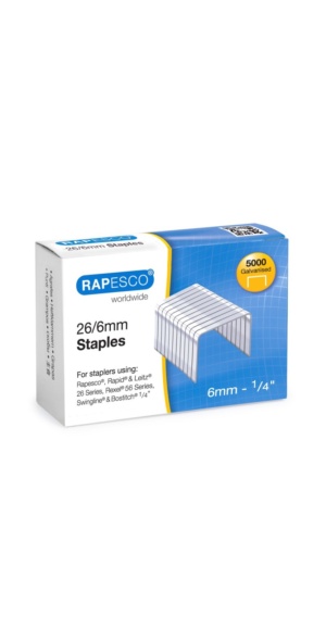 Rapesco 26/6 Staples (Pack of 5000)